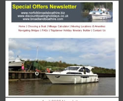 January 2022 Newsletter screenshot